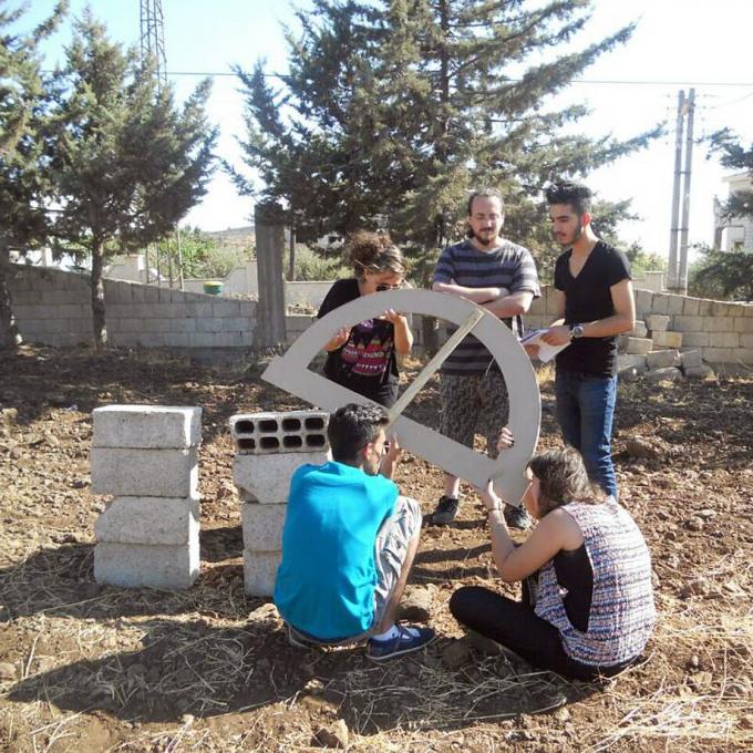 Astronomical measurements open air. Photo: CAS – Center for Advanced Scienes Astronomical measurements open air