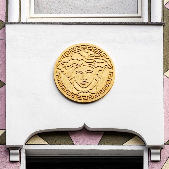 Hausfassade in der Schleswiger Straße, Detail. Foto: Christian Huhn Hausfassade in der Schleswiger Straße, Detail