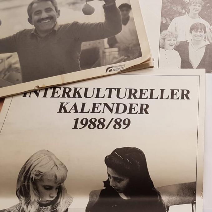 Interkultureller Kalender von Mehmet Bingöllü. Foto: Jola Kozok Interkultureller Kalender von Mehmet Bingöllü