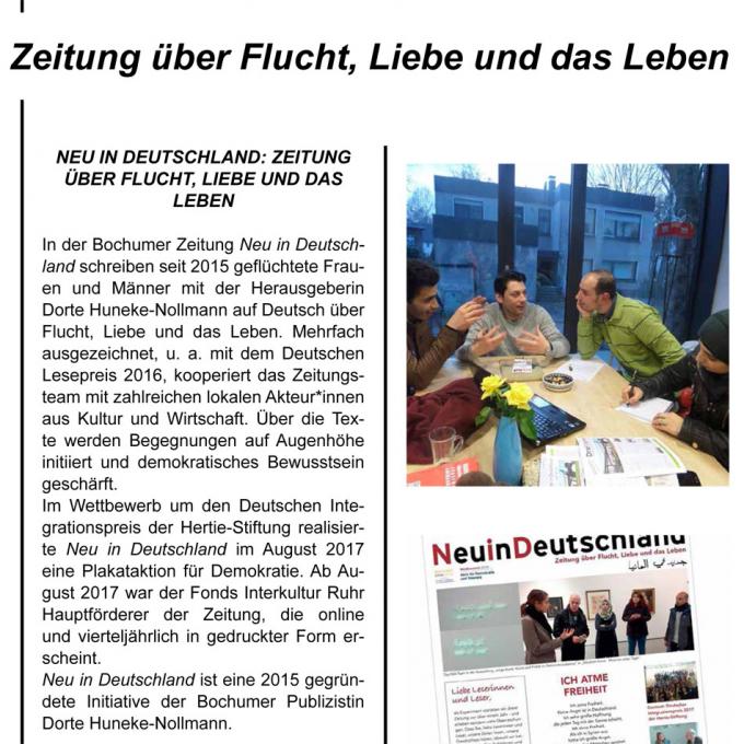 Dokumentation Förderfonds Interkultur Ruhr 2017 Dokumentation Förderfonds Interkultur Ruhr 2017