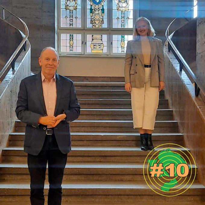 Olga Felker mit Bernd Tischler, Oberbürgermeister der Stadt Bottrop