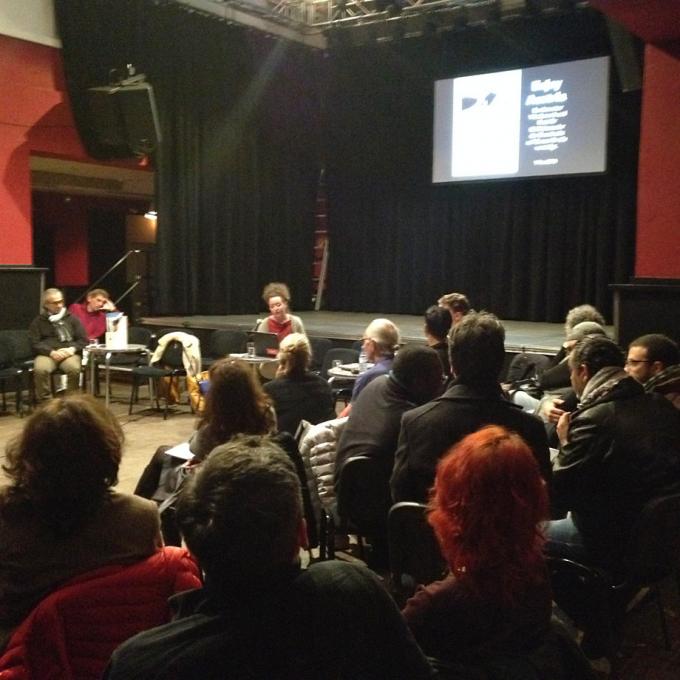 Netzwerktreffen Interkultur Ruhr zum Thema "Miteinander arbeiten – aber wie?", 21.11.2016, Bahnhof Langendreer, Bochum. Foto: Guido Meincke Netzwerktreffen Interkultur Ruhr zum Thema "Miteinander arbeiten – aber wie?", 21.11.2016, Bahnhof Langendreer, Bochum