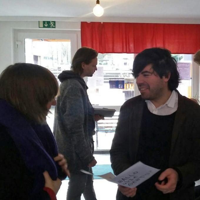 Anna Hentschel, Sebastian Quack und Fabian Saavedra-Lara bei HUkultur