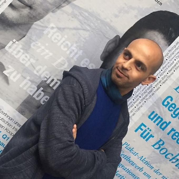 Issam Al-Najm / Neu in Deutschland. Foto: Dorte Huneke-Nollmann Issam Al-Najm / Neu in Deutschland