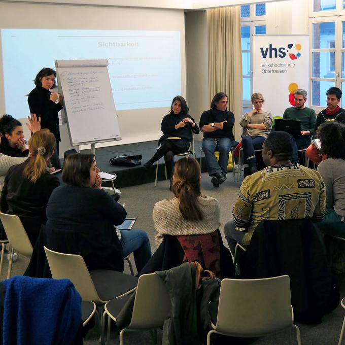 Netzwerktreffen Interkultur Ruhr, Oberhausen 2020. Foto: Guido Meincke