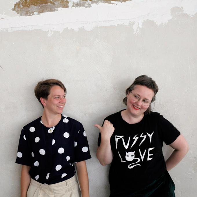 Eva Busch und Julia Nitschke im atelier automatique, Bochum. Foto: Fatih Kurceren Eva Busch und Julia Nitschke im atelier automatique, Bochum