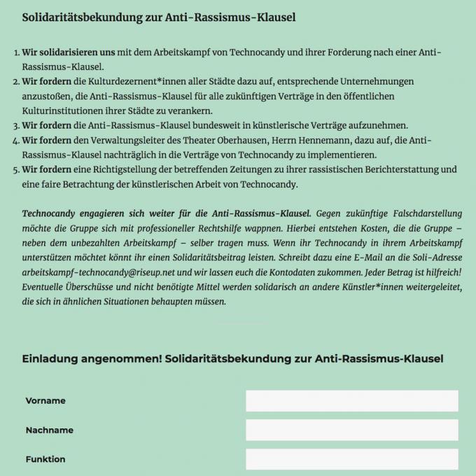 Offener Brief