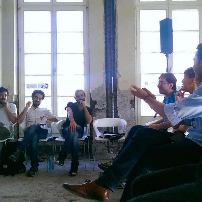 Beyond Protest. Refugee Strike Bochum beim Co-Creation-Forum MIT am 07.09.2016 bei kitev in Oberhausen. Foto: Patrick Ritter Beyond Protest. Refugee Strike Bochum beim Co-Creation-Forum MIT am 07.09.2016 bei kitev in Oberhausen