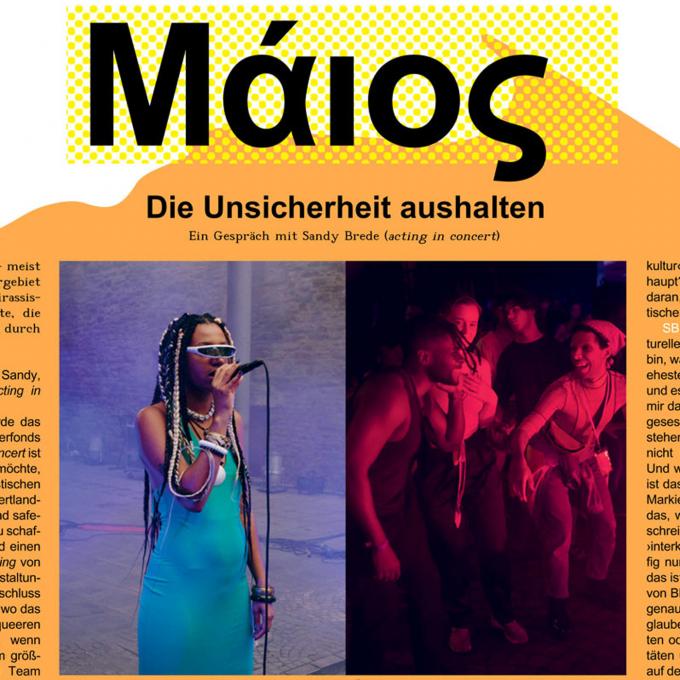 acting in concert Festival, Witten 2021, Bild1: Künstlerin $ombi, Bild2: Festivalatmosphäre. Fotos: Roxana Rios acting in concert Festival, Witten 2021, Bild1: Künstlerin $ombi, Bild2: Festivalatmosphäre. Fotos: Roxana Rios