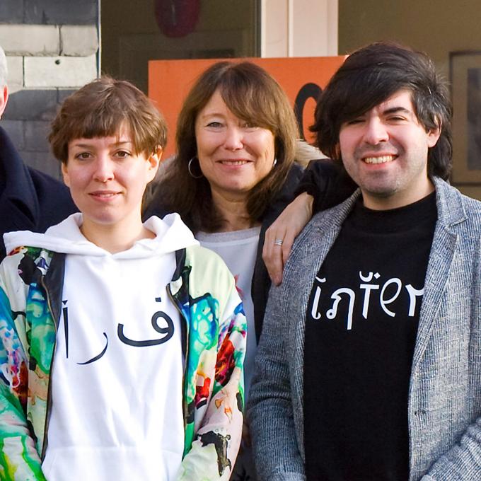 Johanna-Yasirra Kluhs, Jola Kozok und Fabian Saavedra-Lara 2017. Foto: Sabitha Saul Johanna-Yasirra Kluhs, Jola Kozok und Fabian Saavedra-Lara 2017. Foto: Sabitha Saul