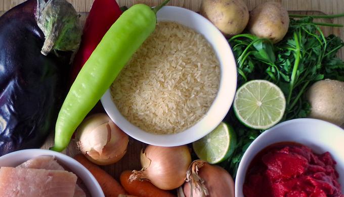 Zutaten für Thieboudienne