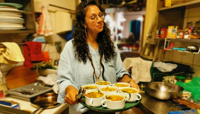 Tamam 103 Soulfood mit Julia Rumi. Foto: Normann Bazan / Borsig11