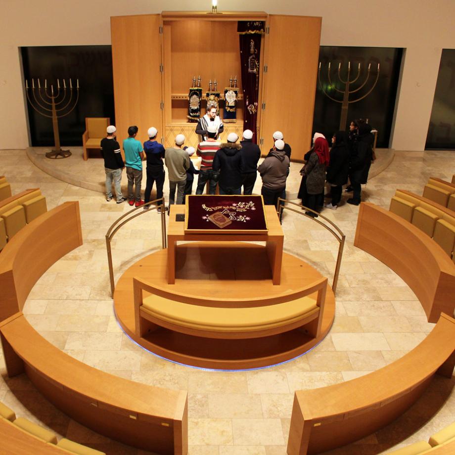 Besuch der Synagoge, Bochum