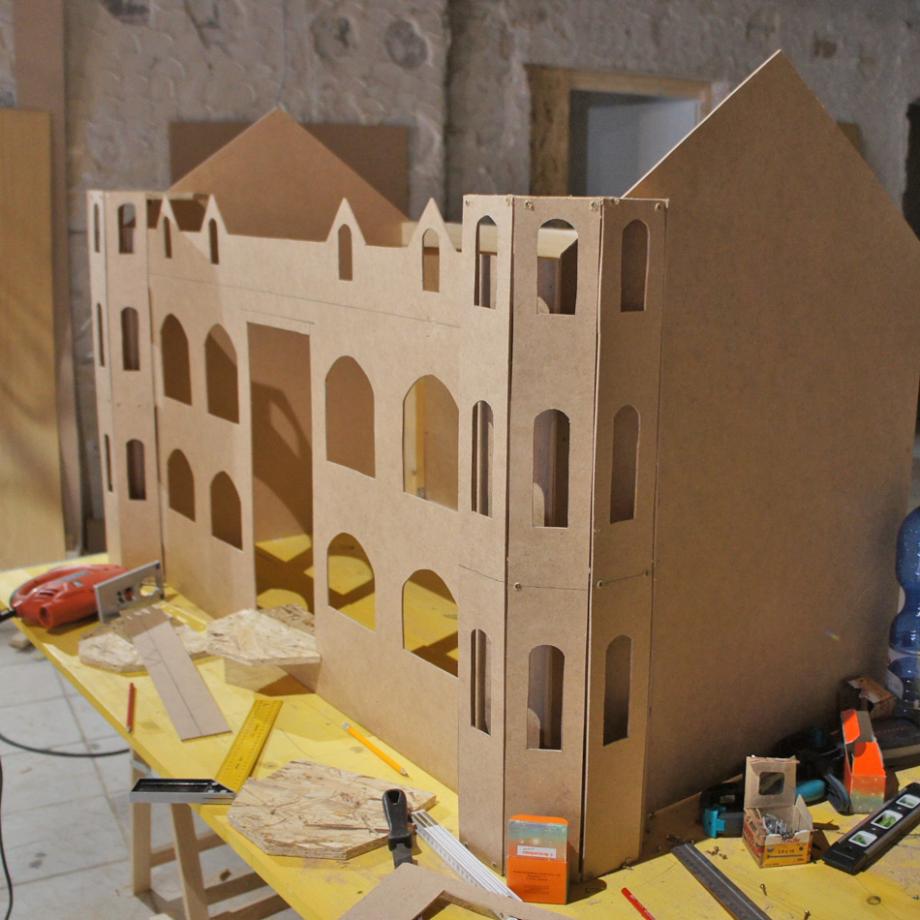 Fassade, Modellbau