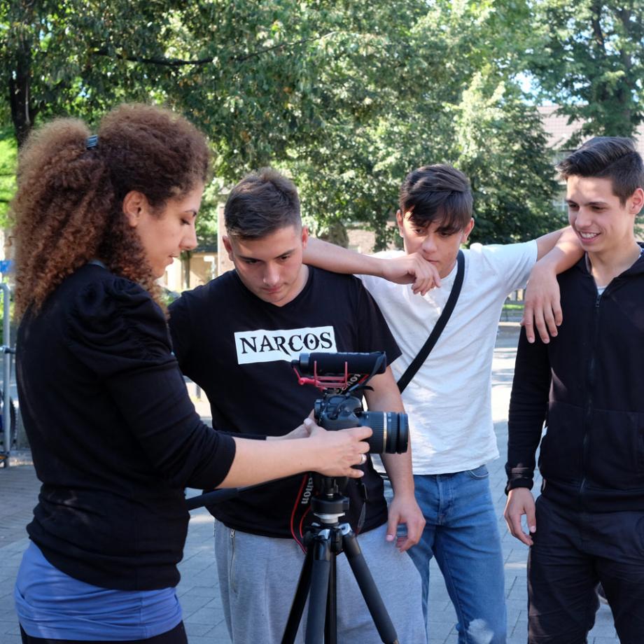 Dreharbeiten für die Pilotfolge der Webserie Lohberg46
