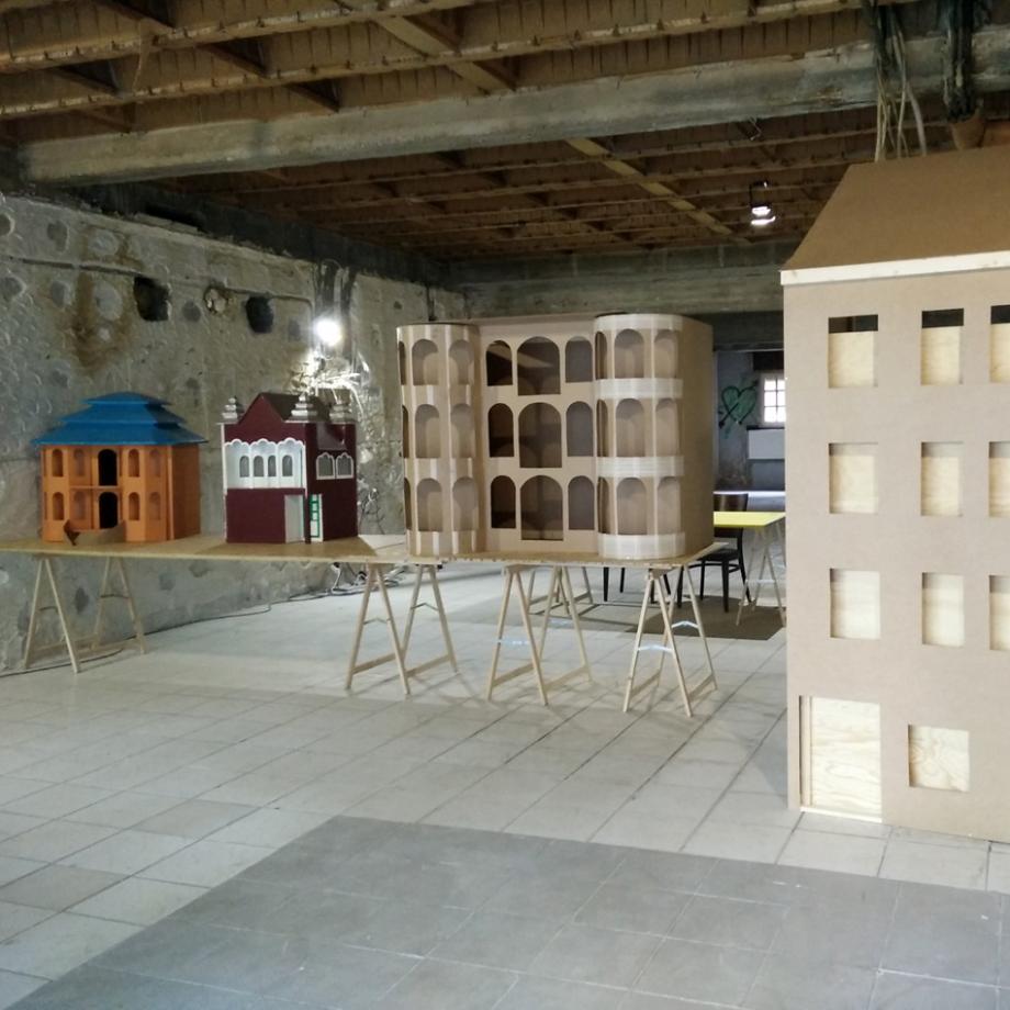 Fassade, Modellbau