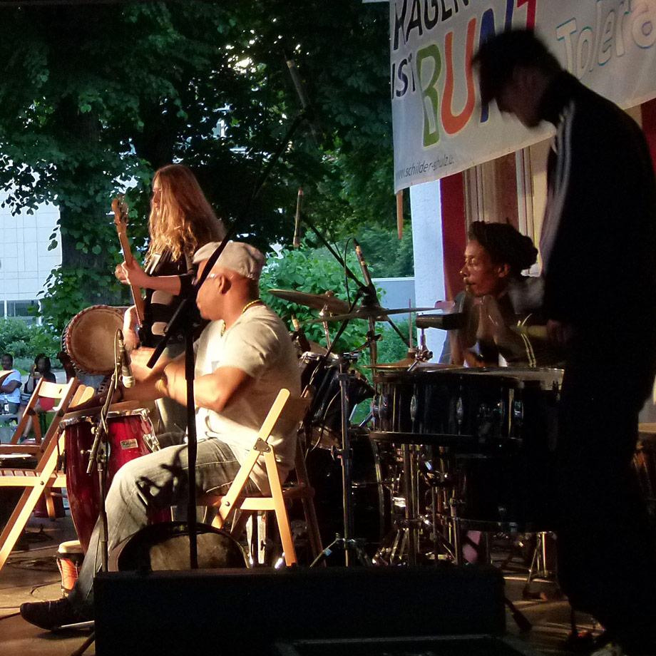 das Diversity Ensemble beim Vielfalt-Tut-Gut-Festival 2016