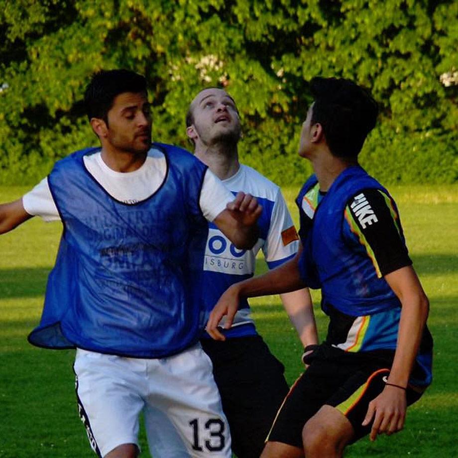 Interkulturelles Fußballspiel