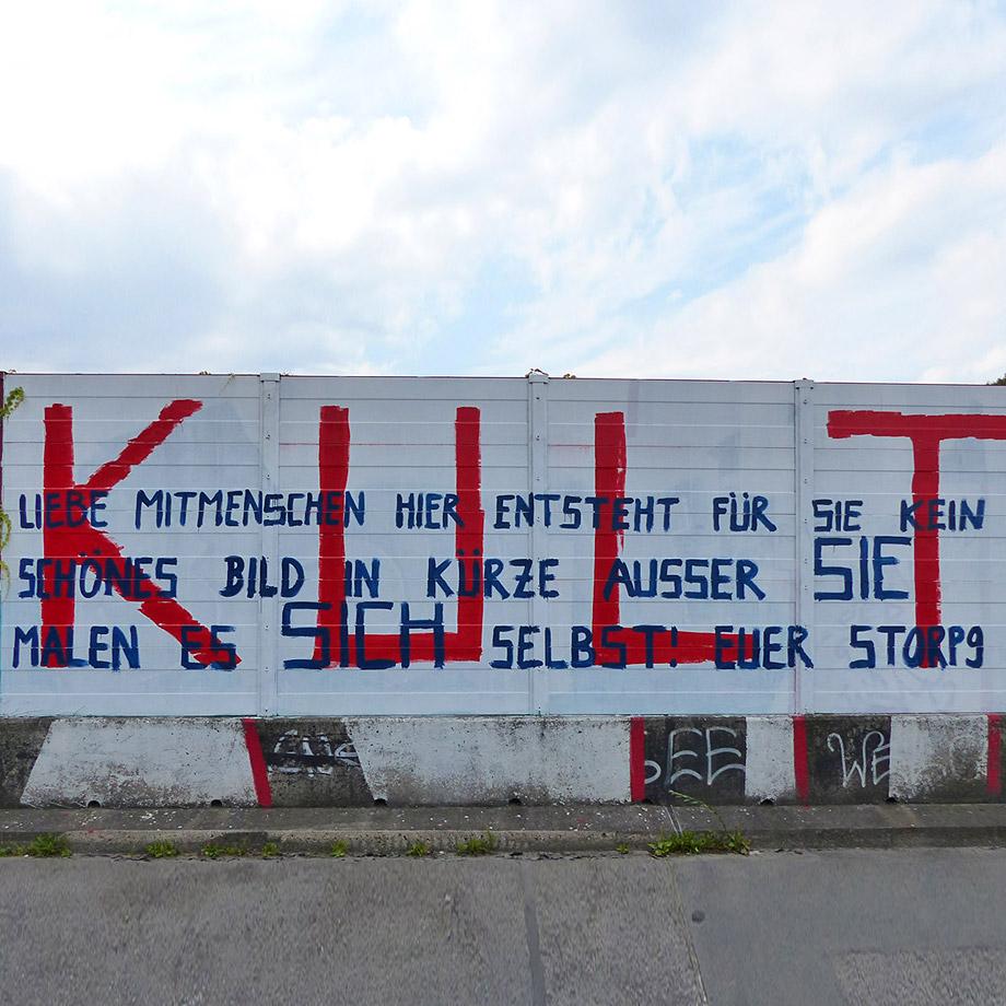 Wilde Typografie / Graffiti Imitat