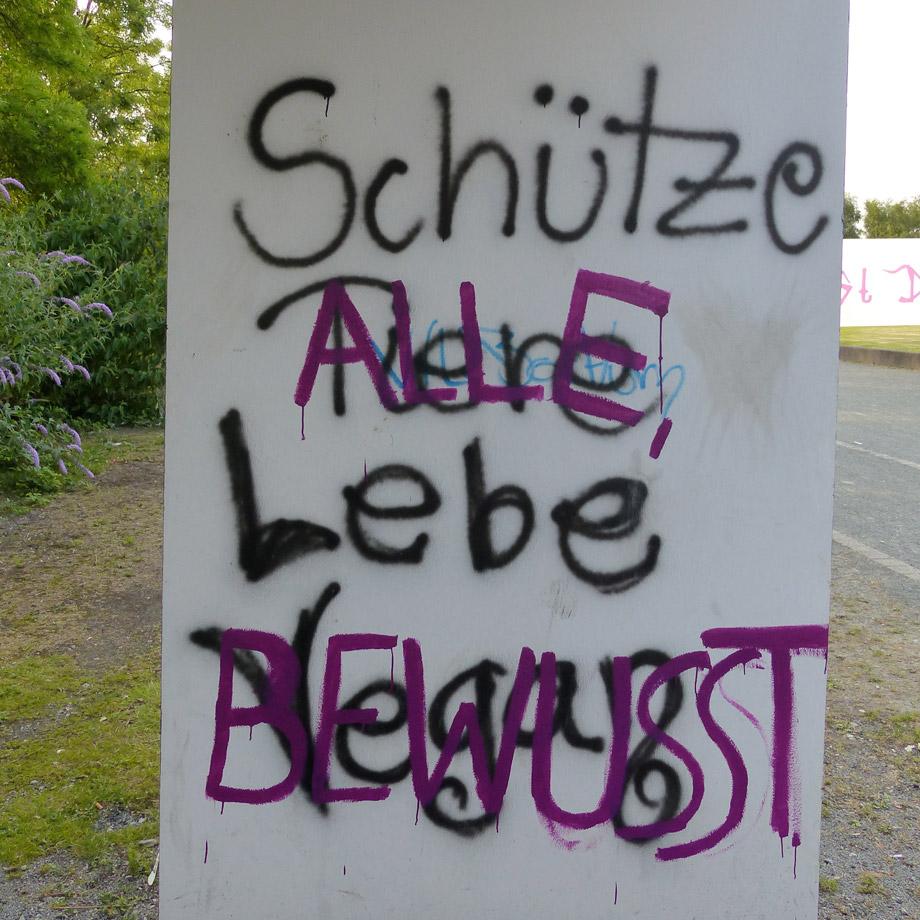 Wilde Typografie / Graffiti Imitat