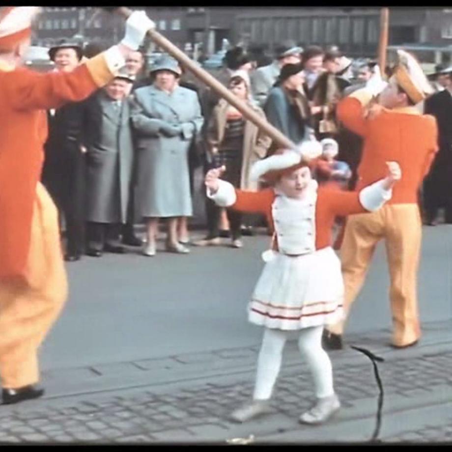 Filmstill aus einem Amateurfilm von Fritz Plückthun, BRD, 1960er, Normal 8. Foto: Archiv für Familien- und Amateurfilm des Ruhrgebiets