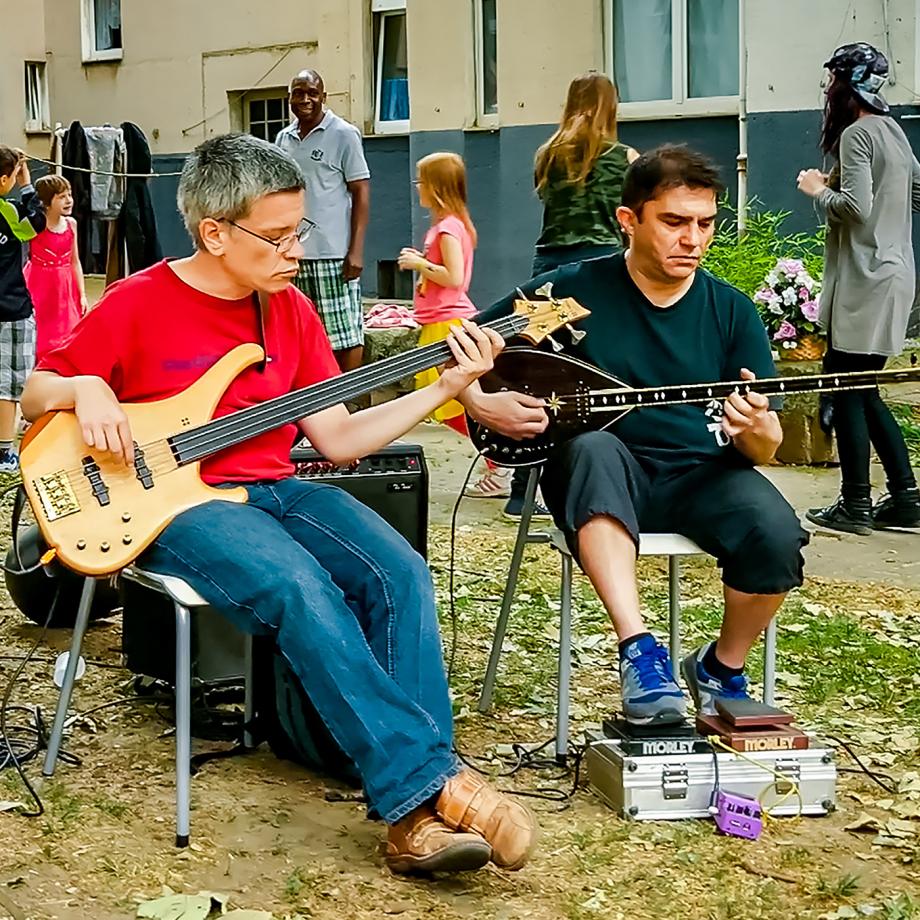 Hofkonzert mit Oriental con Fusion: Jens Pollheide und Ibo Turnam. Foto: Borsig11