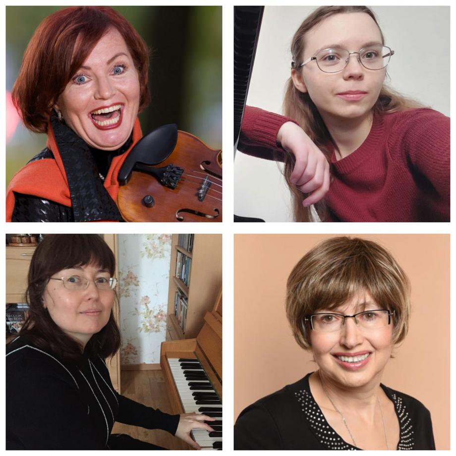 Tamara Sidorova, Marina Rudik, Rogneda Sergeyeva und Jelena Mogilevskaya. Foto: Rhein-Ruhr-Russland e.V.