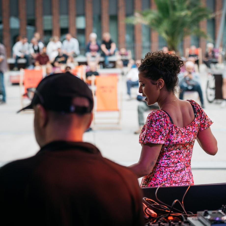 Nordstadt Session @ Sommer am U: TriXstar, Dortmunder U, Juni 2023. Foto: Daniel Sadrowski