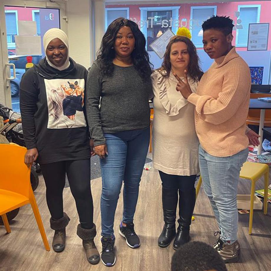 Tell Tessy Charity Treffen bei der Caritas Moers. Foto: Cindy-Alice Agbor