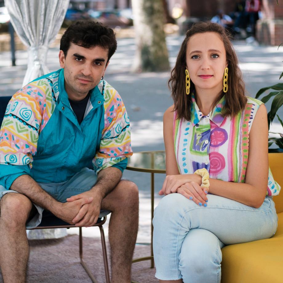 Faraz Baghaei und Alexandra Lukas. Foto: Nyani Quarmyne