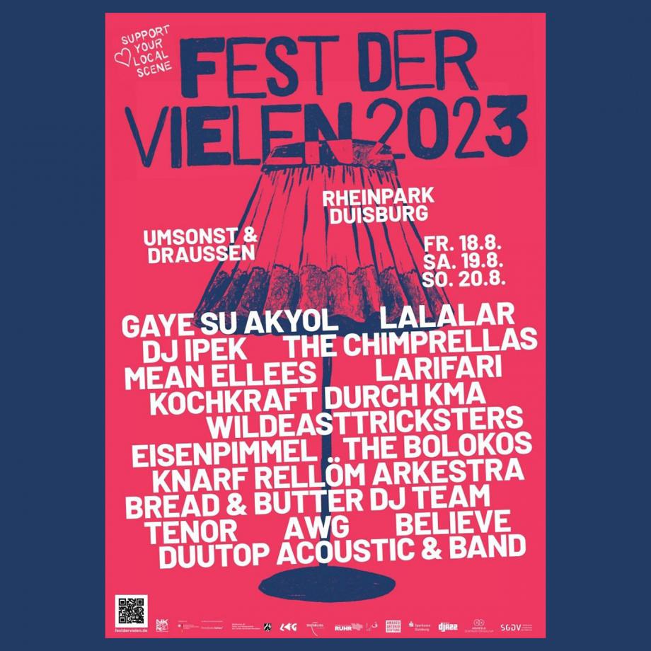 Fest der Vielen 2023. Foto: Verein für die solidarische Gesellschaft der Vielen e.V.