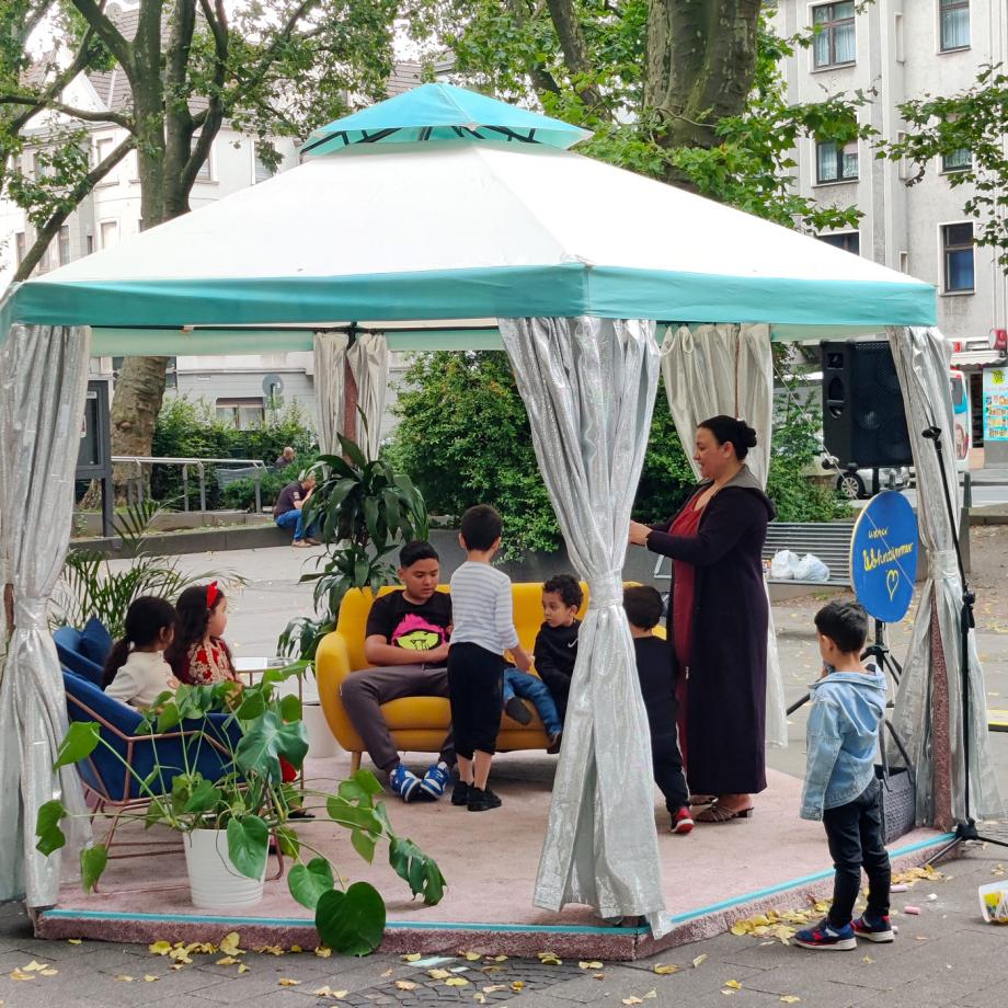 Unser Wohnzimmer. Foto: Faraz Baghaei