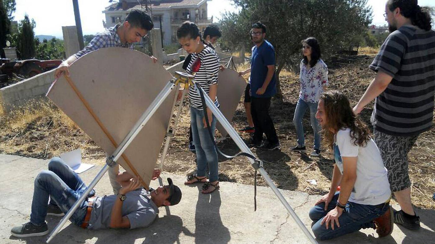 Astronomical measurements open air. Foto: CAS – Center for Advanced Science