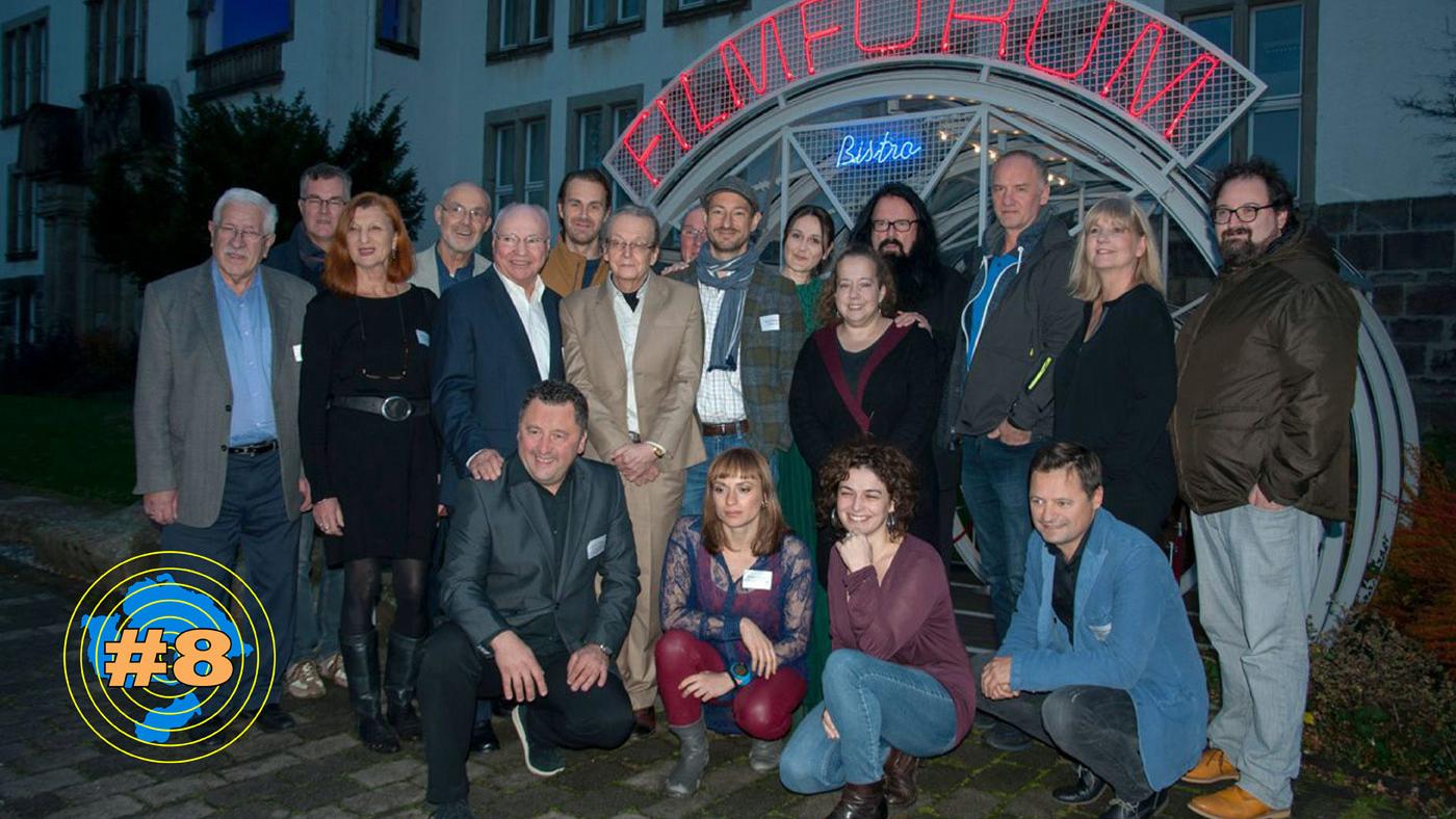 Jury, Filmemacher*innen und Veranstalter*innen des Bosnia-Herzegovina Looks Around Filmfestival, 2018. Foto: Aktion - Leben und Lernen in Bosnien e.V.