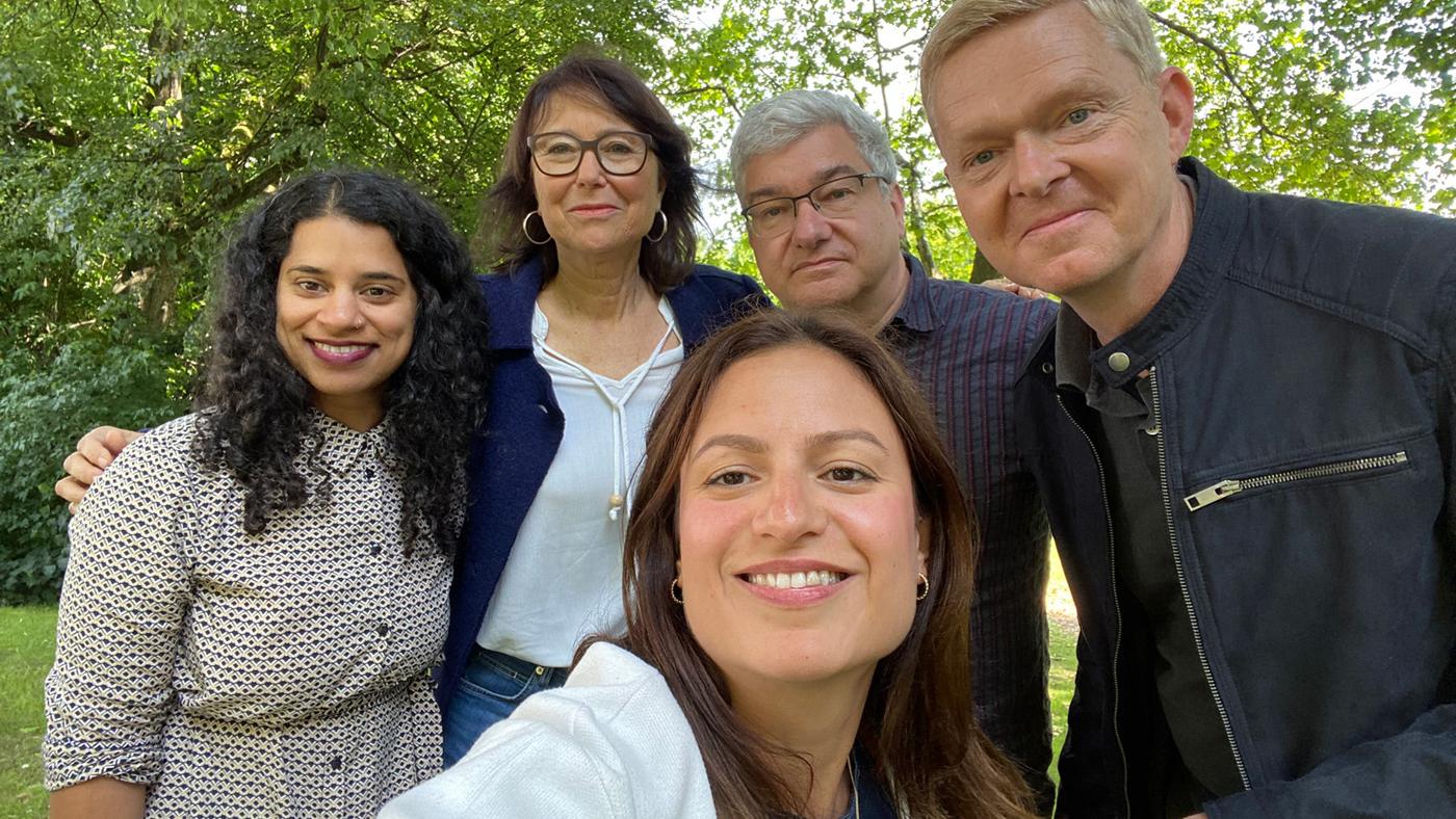 Team Interkultur Ruhr: Megha Kono-Patel, Jola Kozok, Yasemin Gedek, Uwe Hitschler, Guido Meincke. Foto: Yasemin Gedek