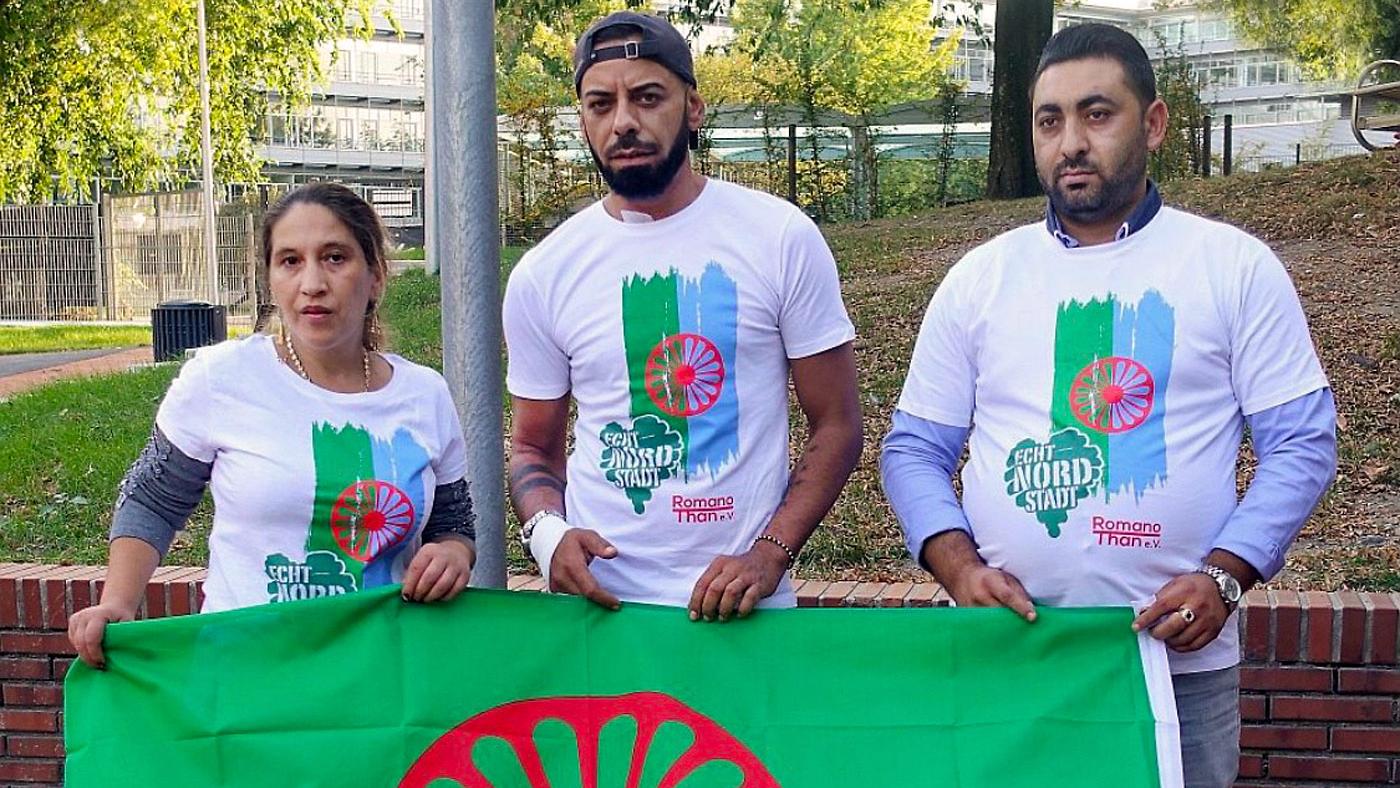 Vorstand RomanoThan: Elena Preduka, Hassan Adzaj, Ionuz Marin. Foto: RomanoThan