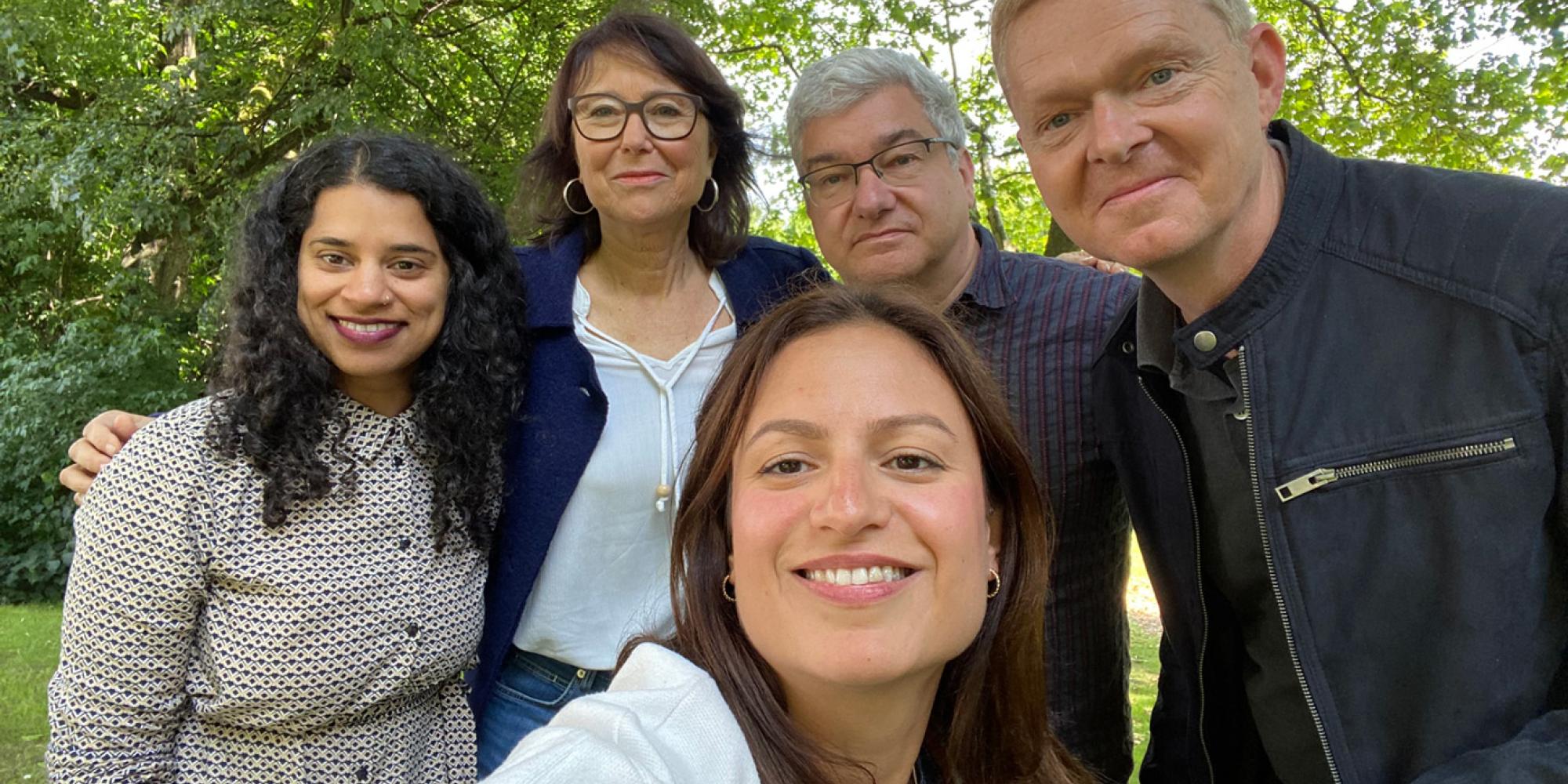 Team Interkultur Ruhr: Megha Kono-Patel, Jola Kozok, Yasemin Gedek, Uwe Hitschler, Guido Meincke. Foto: Yasemin Gedek