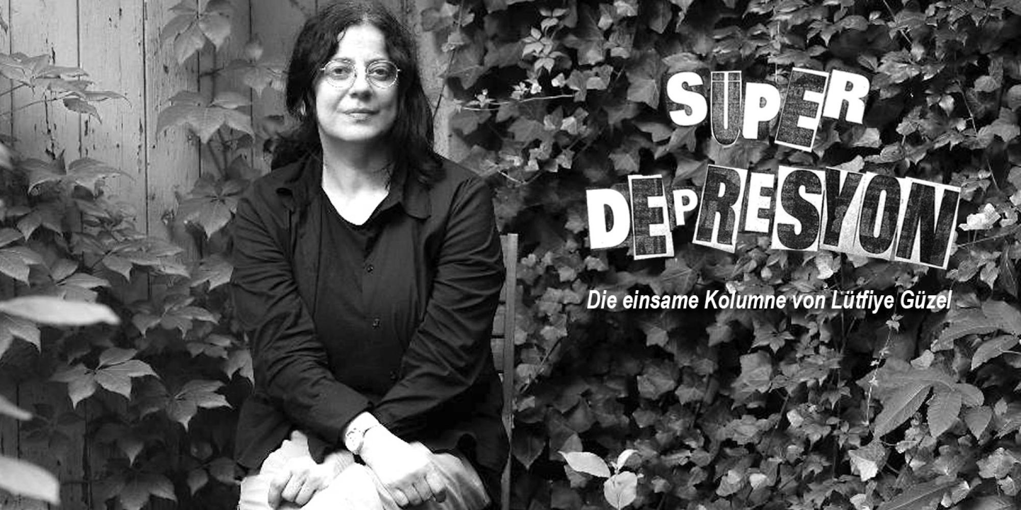 SÜPERDEPRESYON. Die einsame Kolumne von Lütfiye Güzel. Foto: Magnus Terhorst